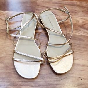 Banana Republic Rose Gold Sandals
